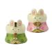 GREENHOUSE Hinamatsuri 1 размер resin pot заяц 2 вид × каждый 1 4643S 2 шт ваза для цветов ваза поли resin полимер ваза для цветов 