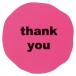 HEADS neon розовый подарок наклейка -2|thankyou 100 листов NEP-2S упаковка наклейка сообщение наклейка сообщение наклейка 