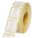 HEADS PETITGATEAU Gold roll наклейка -3 500 листов CG-3RS упаковка наклейка сообщение наклейка сообщение наклейка 