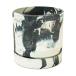 LEAD STYLEsi Lynn du licca ru pot мрамор 12 белый × черный LSP-52036 цветочный горшок модный садоводство садоводство сопутствующие товары цветок pot синтетическая смола горшок 