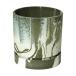 LEAD STYLEsi Lynn du licca ru pot мрамор 10 оливковый × белый LSP-52030 цветочный горшок модный садоводство садоводство сопутствующие товары цветок pot синтетическая смола горшок 