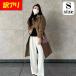  with translation coat lady's autumn winter duffle coat middle height knee height toggle button horn button 