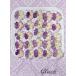 [ pursuit possibility talent flight . delivery ] compact pressed flower verbena ( two-tone purple )25 sheets . pack . do delivery! pressed flower hand made 