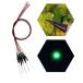 20 шт. входит электропроводка имеется SMD 0402 chip LED зеленый сопротивление приложен электропоезд модель железная дорога модель здание модель модель иллюминация geo лама L0402G-20-NJP