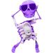  Dan sing Skull .. каркас. игрушка 3D передвижной каркас модель фигурка поверхность белый 