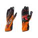 OMP KS-2 ART KART GLOVE черный | полный o orange [ размер S]( Cart перчатка ) номер товара :KB0-2748-A01-179-S