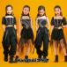 キッズ ダンス 衣装 ダンス衣装 子供 セットアップ ヒップホップ HIPHOP 女の子 半袖 トップス へそ出し パンツ 黒 スカート ステージ衣装 練習着 応援団 体操服
