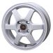 TRYALPHA J-TECH S-6 15�C���` 5.5J +43 4-100 �z���C�g 4�{�ő������� �g���C�A���t�@ �W�F�C�e�b�N S-6
