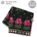  Anna Sui полотенце носовой платок выступающий бабочка вышивка черный 