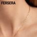 ��FERSERA�� �t�F���Z�� �X���[�� ���N�^���O�� �`�F�[�� �l�b�N���X �S�[���h Vermeil ���F�����C�� ���i�� �o�[���C�� Mini Clip Rectangle Nacklace (Gold)