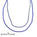PERAPERAK ペラペラック ボヘミアン ブルー ビーズ 3WAY ネックレス ブレスレット ロング Bead Necklace Blue