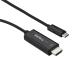 StarTech.com [CDP2HD3MBNL] 3m USB-C - HDMIケーブル 4K/60Hz ブラック USB Type-C コンピュータモニタケーブル