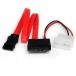 StarTech.com [SLSATAF12] 30cm Slimline SATA-ꥢATAѴ֥ ڥեŸ(4ԥ)SATAǡͥ(7ԥ)ʬ