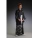  золотой . затемнение hakama - чёрный -[. серп кама ]