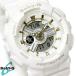 Baby-G 腕時計 レディース アナデジ カシオ CASIO ベビージー BA-110GA-7A1 ホワイト