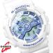 G-SHOCK 腕時計 メンズ CASIO カシオ ホワイト ライトブルー GA-110WB-7A
