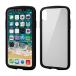  Elecom iPhone XR кейс ударопрочный × рама TOUGH SLIM LITE [ задняя сторона прозрачный модель ] черный PM-A18CTSLFC
