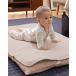AQUA ( aqua ) наматрасник бежевый baby (70×120cm) mofua (mofa) Eve ru хлопок 100% cloud рисунок стеганое полотно 