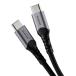 �G���R�� USB Type C �P�[�u�� 1m 240W PD�Ή� ���ϋv �i�C�������b�V�� �����[�d �f�[�^�ʐM �d���������� iPhon