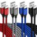 USB Type C �P�[�u��1m 4�{�Z�b�getguuds 3A �}���[�d �^�C�vc �P�[�u�� �����f�[�^�]�� ���ϋv�i�C���� �R�[�h �^