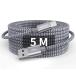 5m/1�{ USB Type C �P�[�u�� 5m �^�C�vC �P�[�u�� ���� QC3.0�Ή� �[�d�R�[�h �^�C�vc ���ϋv�i�C���� iPhon