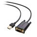 Cable Matters USB RS232 �ϊ��P�[�u�� 1m�ARS232C USB �ϊ��P�[�u���AType-A to DB9 �V���A��
