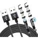 �}�O�l�b�g �[�d�P�[�u�� 3in1 USB 2�{�Z�b�g�E1m+2m 360��+180����]�\ ���� �h�o �Ў葀�� �}�O�l�b�g���P�[�u��