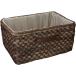 chi.. промышленность (Tidorisangyou) место хранения box Brown 36X26XH20cmmeiz корзина внутри ткань .49-08DBR