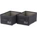  не 2 торговля место хранения box LB Denim style внутренний box заднее крыло 2 шт. комплект ширина 18× глубина 26× высота 13cm голубой складной не тканый 
