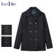  pea coat EASTBOY navy blue charcoal navy gray East Boy high school student junior high school student commuting going to school protection against cold thermal storage heat insulation outer pea coat wool 2200610
