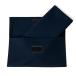 ケース付き濃紺無地風呂敷 70cm角小 四方縫い 日本製