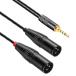 ipovoq xlr 2.5 mm Ѵ ֥ 2.5 mm to dual xlr 2.5 mm Х󥹥֥ 1M 2.5 mm 4 