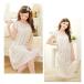  negligee long negligee One-piece pyjamas pretty .. series free size white white 