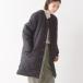 OMNES двусторонний стеганое полотно боа жакет женский стеганная куртка no color 2way длинный рукав M размер L размер 
