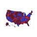 Trademark Fine Art 'USA Map 6' Х Marlene Watson 12x19