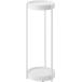 �R�����(Yamazaki) �L���X�^�[�t�� �v�����^�[�X�^���h 2�i �z���C�g ��W25�~D26.5�~H70cm �^���[ tower �t�����[�X�^���h �ϗt�A�� ���N���N�ړ� 4