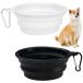  pet bowl folding type pet tableware 2 piece set silicon made kalabina mobile carrying compact light weight ..... easy compact . storage 