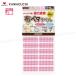  ткань peta этикетка [S размер ] ( розовый проверка )30×10mm16 листов входит [ почтовая доставка OK!].... присоединение одежда. глаз печать . мощный склейка * прикленить только KAWAGUCHI10-051k осел -71-737