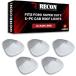 Recon 264142CL Clear Cab Roof Lights 1999-2012 Ford Super Duty (5-Piece Set)_�¹�͢��
