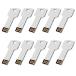 Lot 10 32GB Key Shape USB Flash Drive 32G Metal Memory Pen Stick Thumb Drive Wholesale Bulk Pack (32GB, Silver)_�¹�͢��