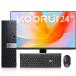 Dell OptiPlex 7050 Desktop Computers PC and 24 inch KOORUI Monitor Bundle, i7-6700 3.4GHz, 32GB Ram 1TB M.2 NVMe SSD+2TB HDD, AX200 Built-in _�¹�͢��