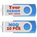 Enfain 16GB USB 2.0 Flash Drive 10-Pack - Custom Logo, Bulk Personalized Thumb Drives for Events, Businesses, Fairs �� Organizations - Engrav_�¹�͢��