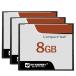 Synergy Digital 8GB Compact Flash Memory Cards, Compatible with Sony DSLR-A900 Digital Camera - 30MB/s - Pack of 3_¹͢