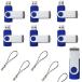 lcwamy 8GB Flash Drives 50 Pack USB Drives Bulk USB Flash Drive 50 Pack Thumb Drive Pack Flash Drive Bulk CupShadow (Blue, No Logo)_�¹�͢��