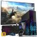 TechMagnet Nova Gaming Desktop PC Bundle with Core i7 32GB RAM 1TB SSD 27 inch Monitor RTX 3060 Graphics RGB Keyboard with AI-Enabled Copilot_�¹�͢��
