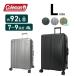 [ официальный лицензия товар ] Coleman Coleman чемодан большая вместимость 90 литров Carry кейс L путешествие легкий литейщик tsa блокировка путешествие сумка 60001
