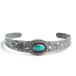 INDIAN JEWELRY серебряный бирюзовый браслет Vintage Fred Harvey era