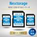 nextorage sd карта nek хранение SDXC sdxc 128gb 256gb 512gb sdxc карта UHS-II V60 NX-F2SE максимальный считывание 280MB/s 4K анимация полосный . высокая скорость пересылка водонепроницаемый пыленепроницаемый 128GB