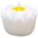  Buddhist altar fittings. maru es(Maruesu) maru es candle lotus. flower large 24 hour length hour is s white boxed approximately 9×9×6.5cm