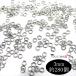  серебряный круг can 3mm примерно 280 шт серебряный один -слойный ma LUKA n.... серебряный аксессуары детали рукоделие ручная работа металлические принадлежности дизайн серьги серьги колье P-004